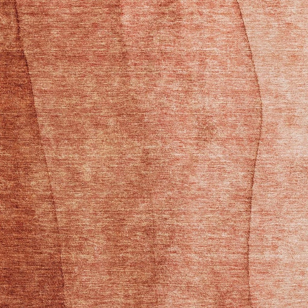 HomeRoots 10' X 14' Modern Rust and Ivory Ombre Area Rug - UV Protected, Stain-Resistant for Family Homes 656364