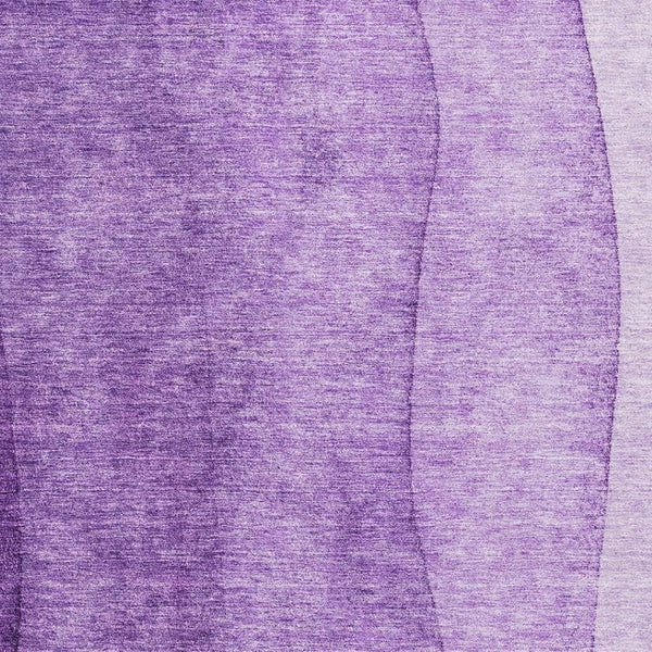 HomeRoots 10' X 14' Purple & Ivory Ombre Area Rug - Washable, UV-Protected, Stylish & Durable for Homes 656370