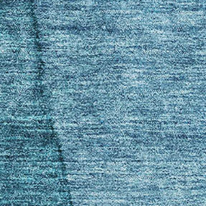HomeRoots 5' X 8' Teal Ombre Area Rug - Washable, UV Protected, Stain-Resistant for High-Traffic Rooms 656372