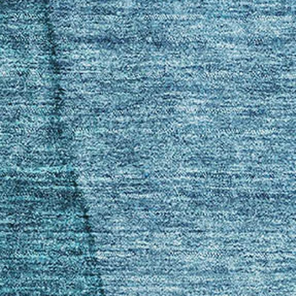 HomeRoots 5' X 8' Teal Ombre Area Rug - Washable, UV Protected, Stain-Resistant for High-Traffic Rooms 656372