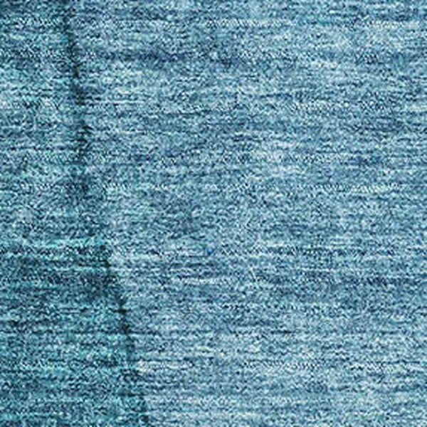 HomeRoots 9' X 12' Teal to Ivory Ombre Washable Area Rug with UV Protection – Stylish, Durable, Pet-Friendly Design 656375