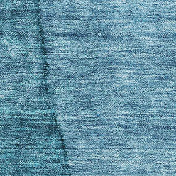 HomeRoots 10' Teal and Ivory Ombre Washable Area Rug – Stylish, Durable, UV-Protected for Homes with Kids & Pets 656376