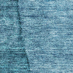 HomeRoots 10' Teal and Ivory Ombre Washable Area Rug – Stylish, Durable, UV-Protected for Homes with Kids & Pets 656376