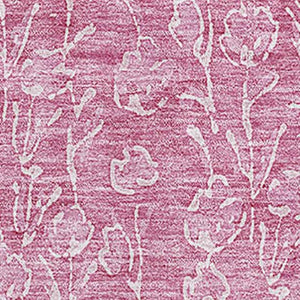 HomeRoots 8' X 10' Blush and Ivory Floral Area Rug – Durable, Stain-Resistant, UV Protected for Everyday Elegance 656398