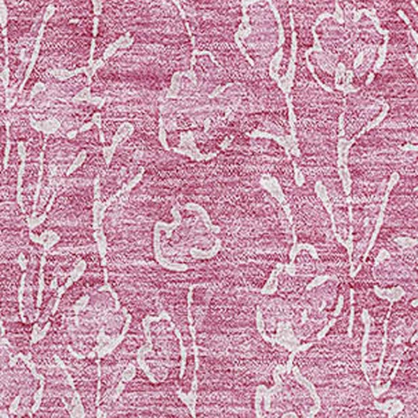 HomeRoots 8' X 10' Blush and Ivory Floral Area Rug – Durable, Stain-Resistant, UV Protected for Everyday Elegance 656398