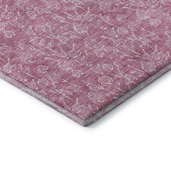 HomeRoots 8' X 10' Blush and Ivory Floral Area Rug – Durable, Stain-Resistant, UV Protected for Everyday Elegance 656398