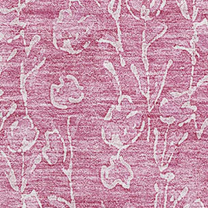 HomeRoots 9' X 12' Blush and Ivory Floral Area Rug – Washable, UV-Protected, Perfect for Busy Homes! 656399