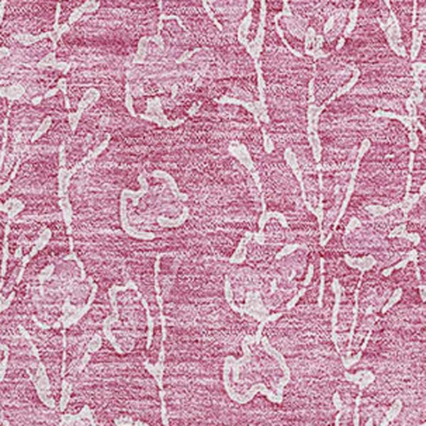 HomeRoots 10' X 14' Blush and Ivory Floral Washable Area Rug - Durable, UV-Protected, Perfect for Family Spaces! 656400