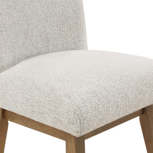 OSP Home Furnishings Finley 30" Swivel Barstool - Set of 2 Parchment/Med Oak