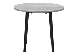 English Elm Dining 3-Piece Space-Saving Drop Leaf Table Set with Padded Ladder-Back Chairs, Modern Compact Design Grey 39 L x 23 W x 11 H B2710P218795