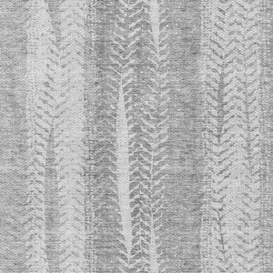 HomeRoots 5' X 8' Stylish Silver and Gray Striped Washable Area Rug with UV Protection for Family Homes 656539