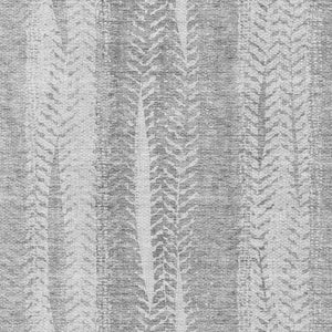 HomeRoots 10' X 14' Washable Silver and Gray Striped Area Rug with UV Protection - Durable, Stylish, Easy-Care Design 656543