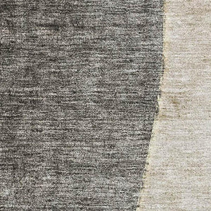 HomeRoots 5' X 8' Modern Abstract Washable Area Rug in Taupe Beige & Gray - UV Protected, Stain Resistant & Easy Care 656587