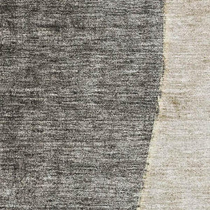 HomeRoots 8' X 10' Modern Abstract Washable Area Rug in Taupe & Gray – Durable, UV-Protected, Easy Care! 656589