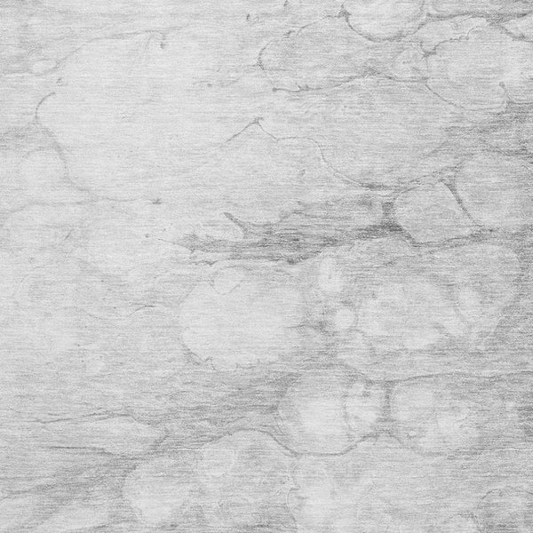 HomeRoots 8' X 10' Silver And Gray Abstract Washable Area Rug – Durable, Stylish, UV-Protected for High-Traffic Spaces 656775