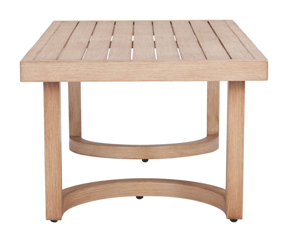 Zuo Modern Leto Coffee Table Brown - Modern Aluminum Design, Stylish & Versatile Addition For Any Space Brown Aluminum 704116-zuo-modern