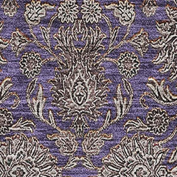 HomeRoots 10' X 14' Purple Floral Area Rug – Washable, UV Protected & Stain Resistant for Family Spaces 656855
