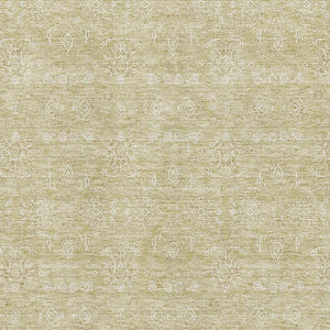 HomeRoots 5' X 8' Beige Floral Area Rug – Washable, UV-Protected, Stain-Resistant for Family-Friendly Spaces 656875