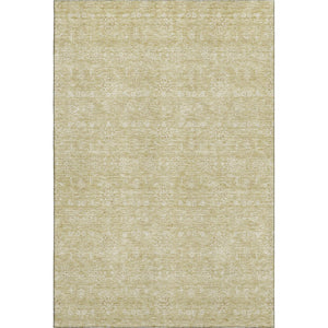 HomeRoots 8' X 10' Beige and Ivory Floral Area Rug - Washable, UV Protected, Stain Resistant, Durable Design 656877