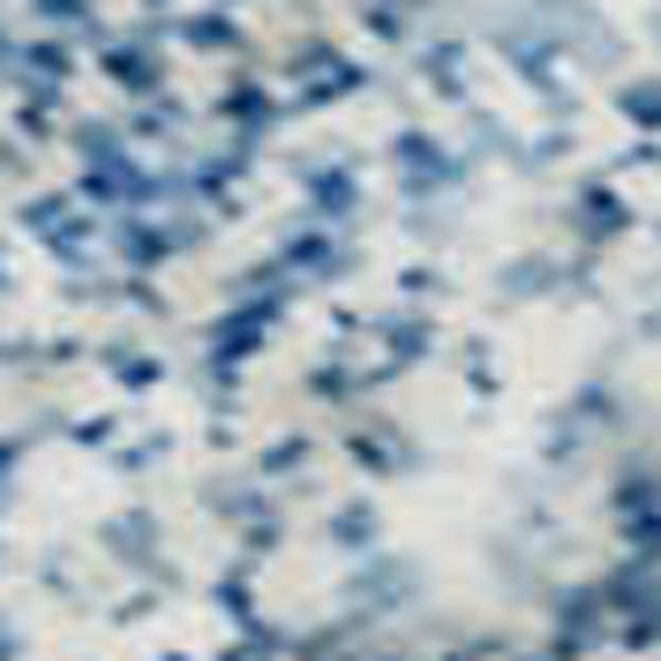 HomeRoots 5' X 8' Sky Blue & Ivory Abstract Area Rug – Washable, UV-Protected, Soft, Modern Design for Any Space 656983