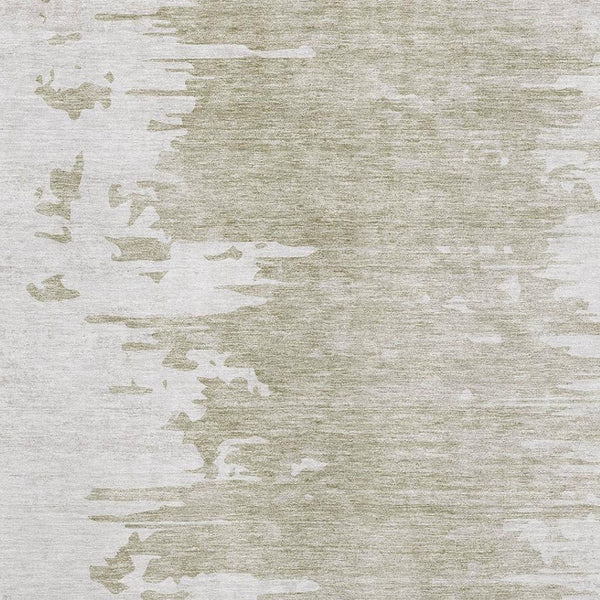 HomeRoots 9' X 12' Taupe and Ivory Washable Area Rug with UV Protection - Durable, Stylish, and Easy Care! 656998