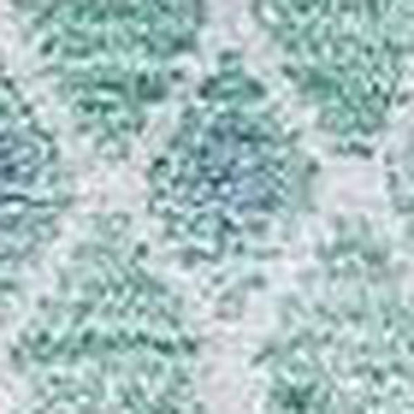 HomeRoots 10' Aqua and Ivory Tribal Area Rug - Washable, UV Protected, Durable for Homes with Kids & Pets 657155