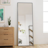 Christopher Knight Home® - Noble House - Pinefield Modern Rectangular Standing Mirror - Stainless Finish