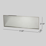 Christopher Knight Home® - Noble House - Pinefield Modern Rectangular Standing Mirror - Stainless Finish