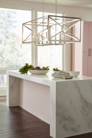 Wildwood Chilton Grove Chandelier Polished Nickel — Timeless London-Inspired Fixture For Islands & Dining (98) 65732