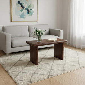 HomeRoots 32" Chestnut Solid Wood Coffee Table - Timeless Design, Durable Craftsmanship for Elegant Living Spaces 657355