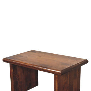 HomeRoots 32" Chestnut Solid Wood Coffee Table - Timeless Design, Durable Craftsmanship for Elegant Living Spaces 657355