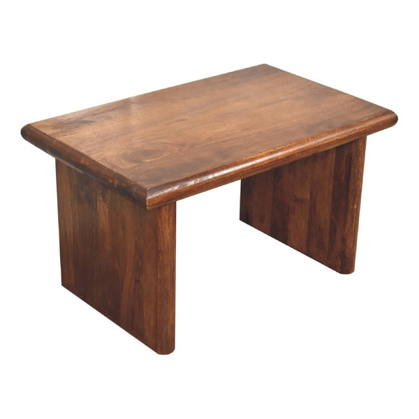HomeRoots 32" Chestnut Solid Wood Coffee Table - Timeless Design, Durable Craftsmanship for Elegant Living Spaces 657355