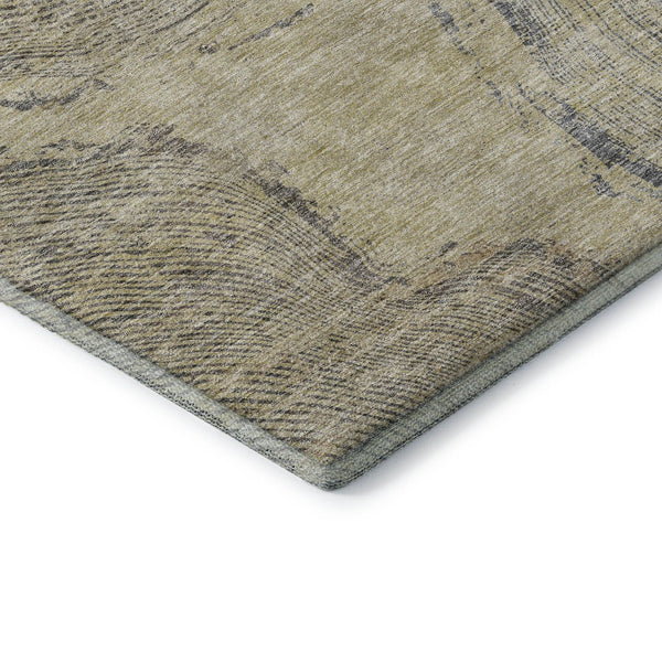 HomeRoots 9' X 12' Woodland Lodge Beige and Gray Area Rug - Durable, Stain Resistant, UV Protected for Any Space 657388