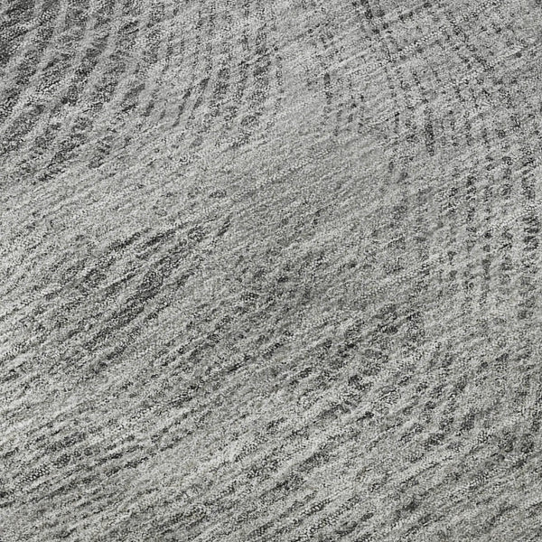 HomeRoots 9' X 12' Gray & Silver Woodland Lodge Washable Area Rug – Durable, Stylish, UV-Protected for Homes 657394