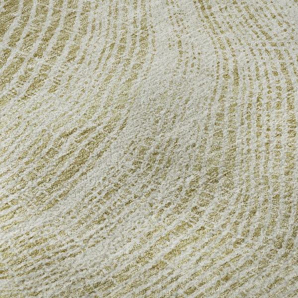 HomeRoots 9' X 12' Khaki And Beige Woodland Lodge Area Rug - Durable, Washable, UV Protected & Stain Resistant 657400