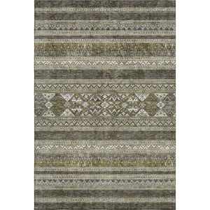 HomeRoots 5' X 8' Southwestern Washable Area Rug with UV Protection - Durable, Stylish, Stain-Resistant Design! 657463