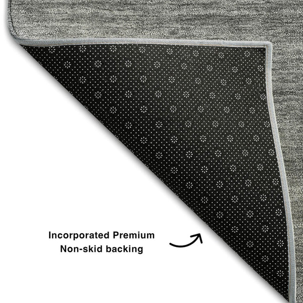 HomeRoots 8' X 10' Stylish Teal Gray Ivory Geometric Area Rug - Washable, Durable, UV Protected for High Traffic 657489