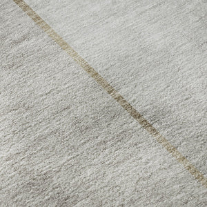 HomeRoots 9' X 12' Taupe and Gray Geometric Washable Area Rug - Durable, UV-Protected for Modern Spaces 657508