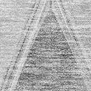 HomeRoots 5' Gray and Silver Geometric Washable Area Rug - Durable, UV Protected, Perfect for High-Traffic Areas 657631
