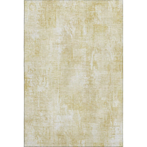 HomeRoots 8' X 10' Beige and Ivory Abstract Washable Area Rug – Durable, Stylish, UV-Protected for Busy Homes 657753