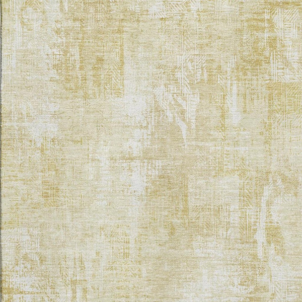 HomeRoots 9' x 12' Versatile Beige & Ivory Abstract Area Rug - Washable, UV-Protected & Stain-Resistant! 657754