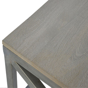 HomeRoots 43" Solid Wood and Iron Coffee Table - Rustic Modern Design for Living, Office, or Bedroom Spaces 657788