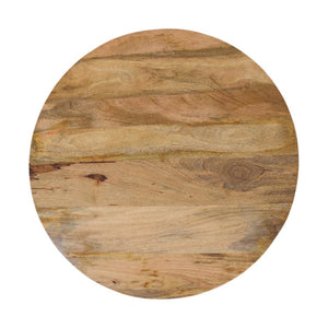HomeRoots 32" Solid Oak Round Coffee Table - Timeless Craftsmanship, Modern Design for Any Living Space 657789