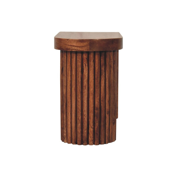 HomeRoots 28" Natural Solid Wood Abstract Coffee Table - Handcrafted Artistry for Modern Living Spaces & Offices 657792