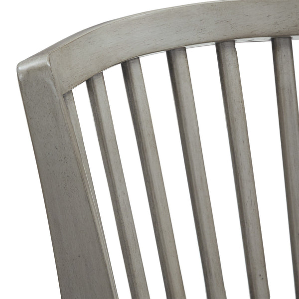 Hardwood Swivel Counter Stool with Slat Back and Padded Upholstered Seat for Kitchen