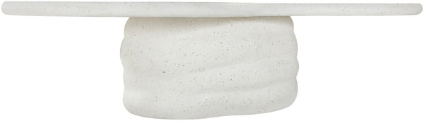 Meridian Furniture Branna Fiber Reinforced Concrete Coffee Table Art Deco Sculptural Form Indoor Outdoor Living Terrazzo 657Trzo-CT