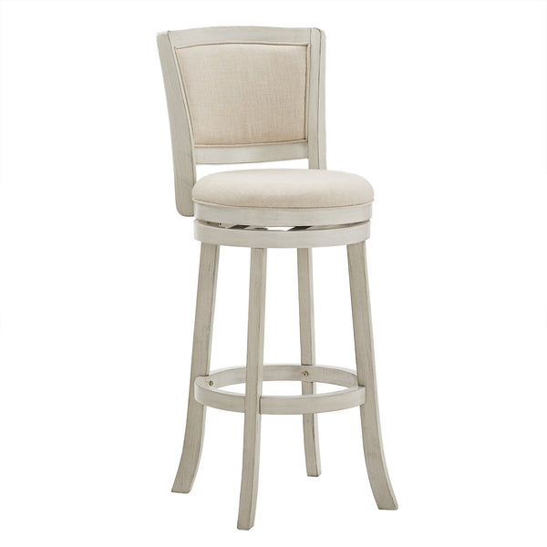 Blae Swivel Barstool Hardwood Frame Upholstered Seat for Kitchen Island or Counter