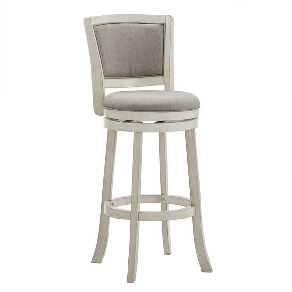 Blae Swivel Barstool Hardwood Frame Upholstered Seat for Kitchen Island or Counter