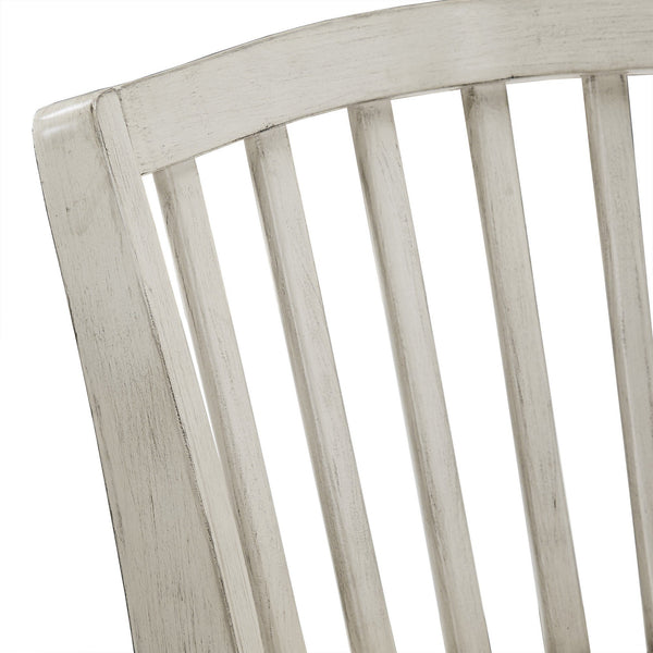 Hardwood Swivel Counter Stool Slatted Back Upholstered Seat for Kitchen or Bar Area