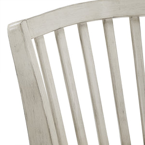Swivel Bar Stool Slatted Back Rubberwood Frame Upholstered Seat Counter Height